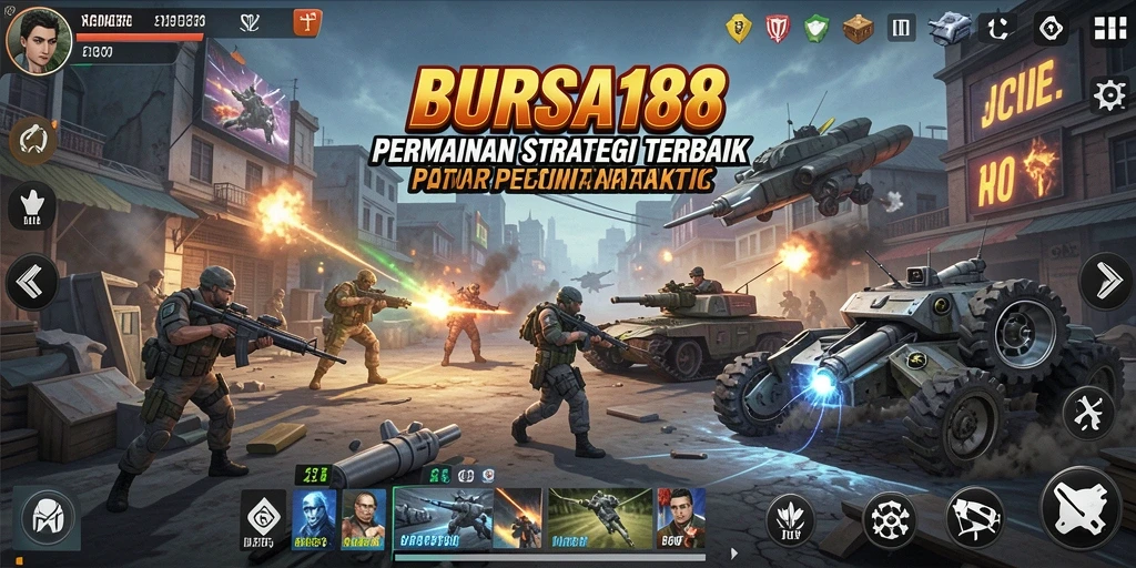 Screenshot menunjukkan gameplay intens BURSA188 dengan strategi mendalam.