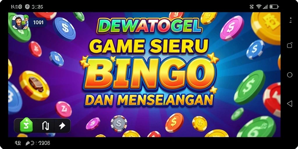 Gameplay Bingo yang seru dan interaktif di DEWATOGEL.