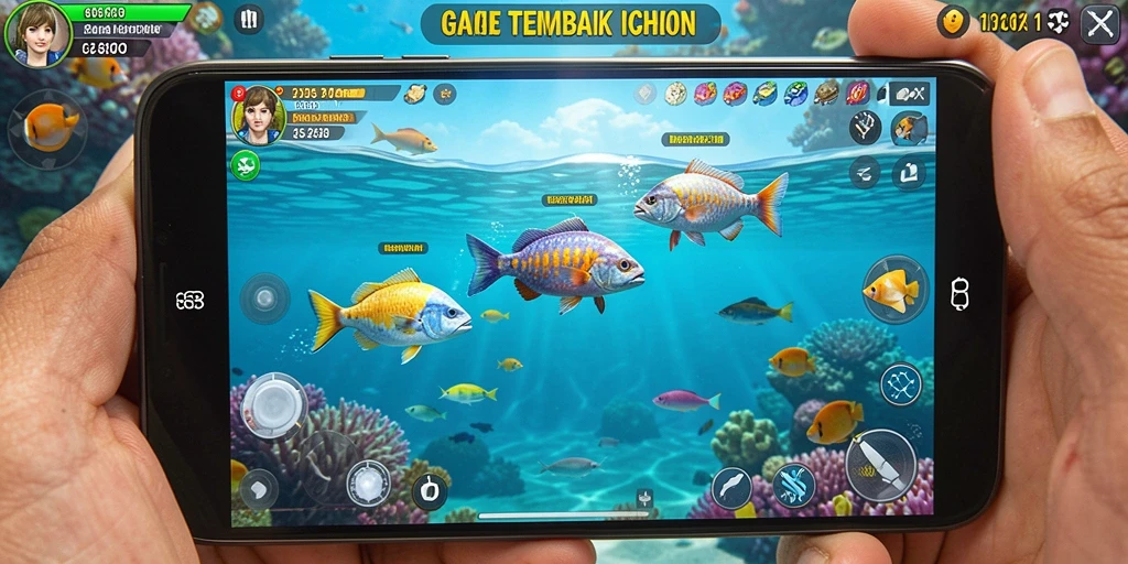 Tangkapan layar G668 dengan gameplay Tembak Ikan yang menarik.