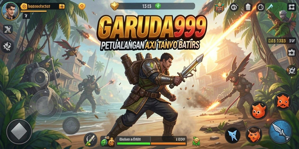 Tampilan gameplay GARUDA999 yang penuh aksi dan seru.