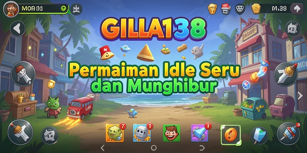 Tangkapan layar GILA138 menunjukkan aksi seru dari gameplay Idle.