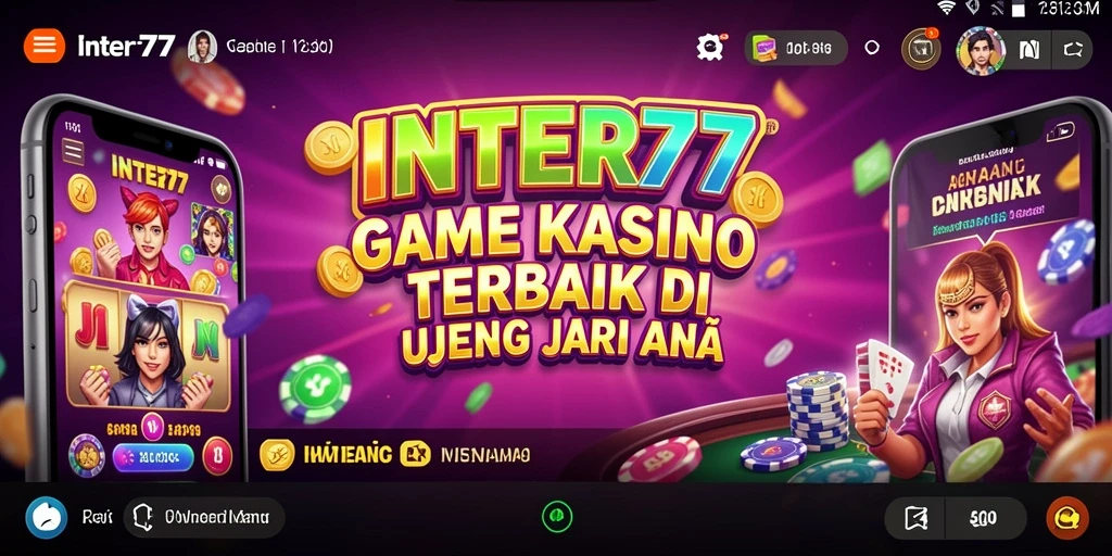 Screenshot gameplay INTER77 menampilkan suasana Kasino yang nyata.
