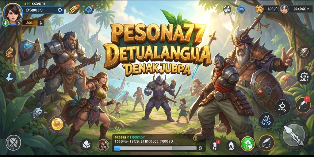 Screenshot utama PESONA77 menampilkan gameplay mendebarkan di dunia terbuka.