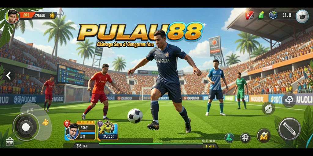 Tampilan gameplay menarik dari PULAU88 yang menampilkan aksi olahraga.